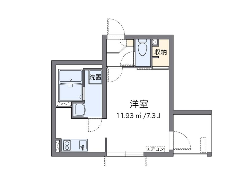 クレイノサンサーラ２ 間取図