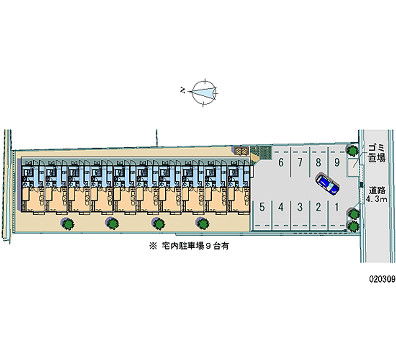 20309 Monthly parking lot