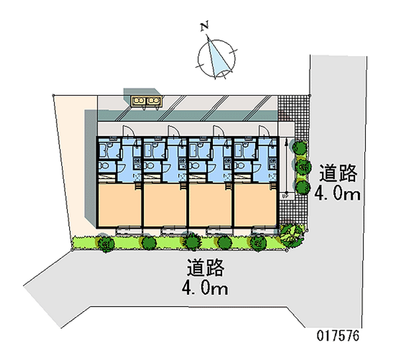 レオパレス小倉 区画図