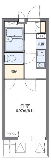 レオパレスプランドールＫ 間取図