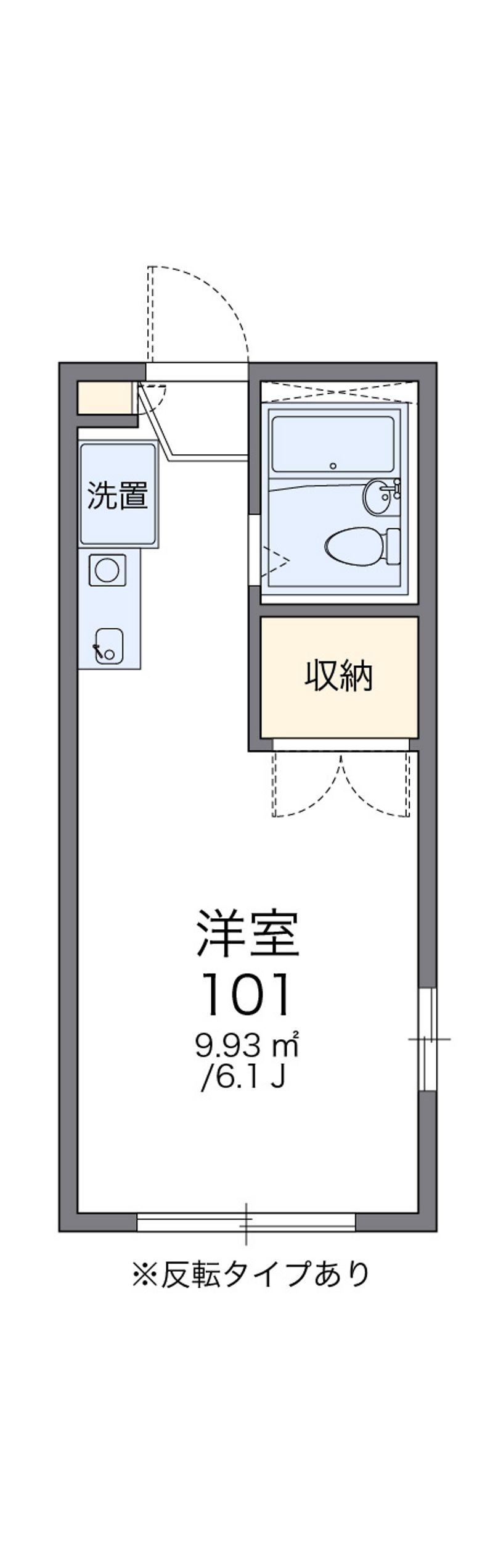 レオパレス多治見 間取図