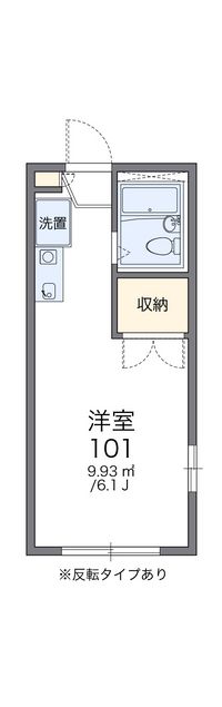 レオパレス多治見 間取り図