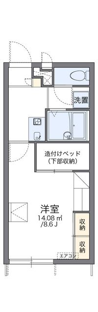 レオパレス乙多見　末広 間取り図