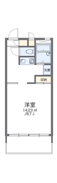 レオパレスヴェルドミールイマイ 間取り図