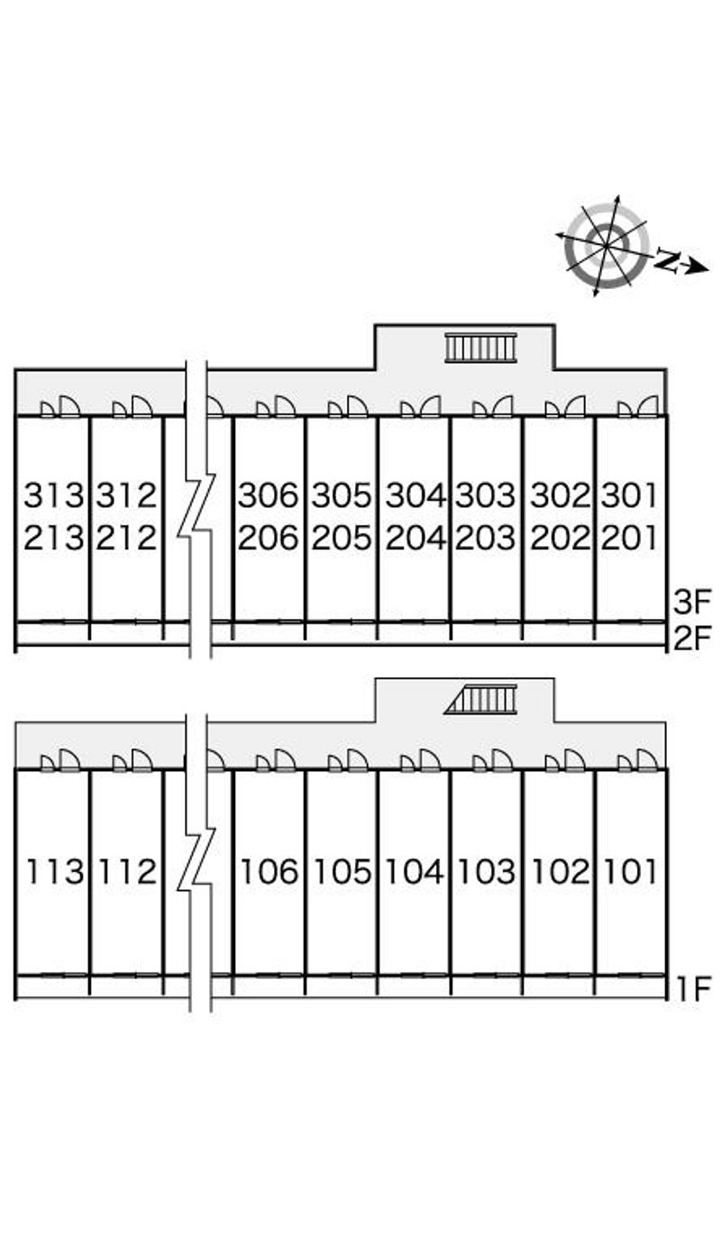 レオパレスＮ　Ｉ 間取配置図