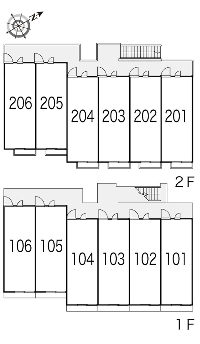 レオパレス未来 間取り配置図