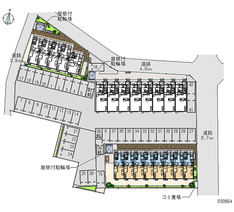 20894 Monthly parking lot