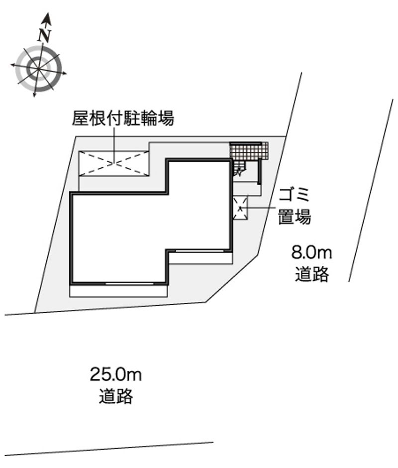 レオパレスラ　メイジュときわ台 配置図