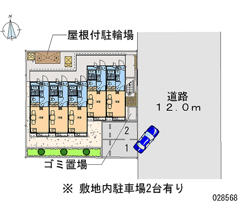 レオパレスＡＫＡＳＥ 区画図