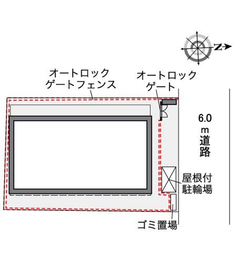 レオパレスルーチェ 配置図