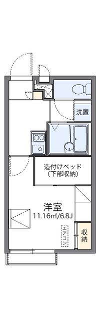 レオパレスさくら 間取り図