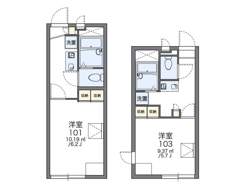 レオパレスブリーズ 間取図
