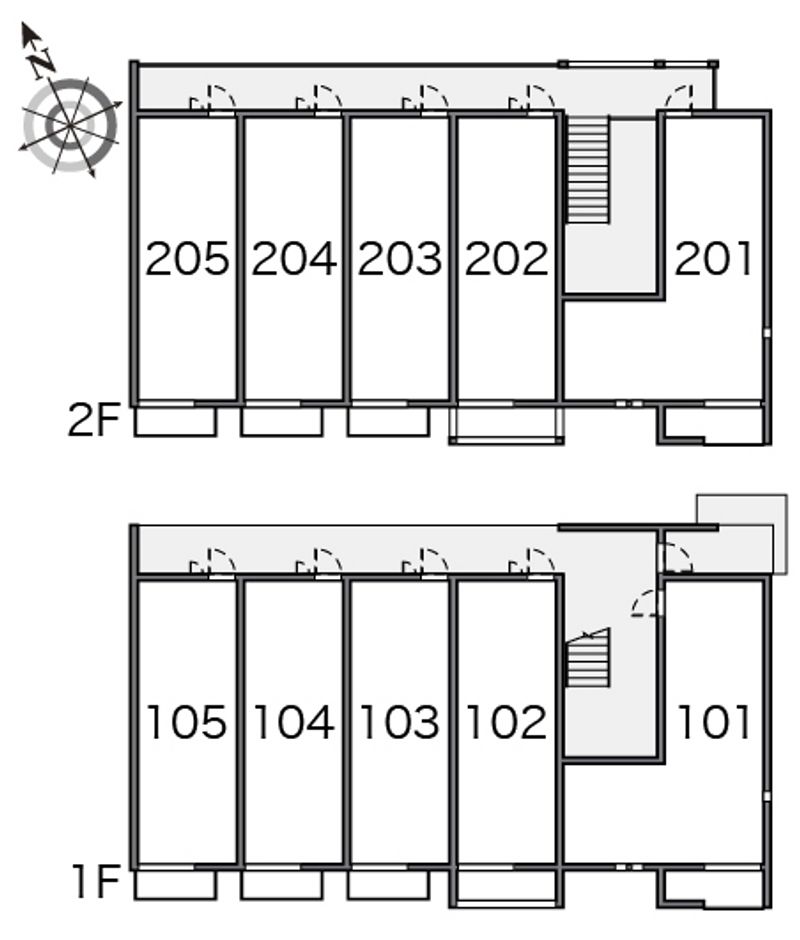 ミランダ深大寺 間取配置図