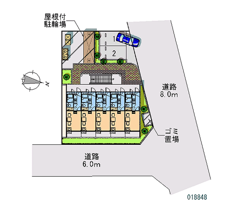 レオパレスＮｏｕｖｅｌｌｅ 区画図