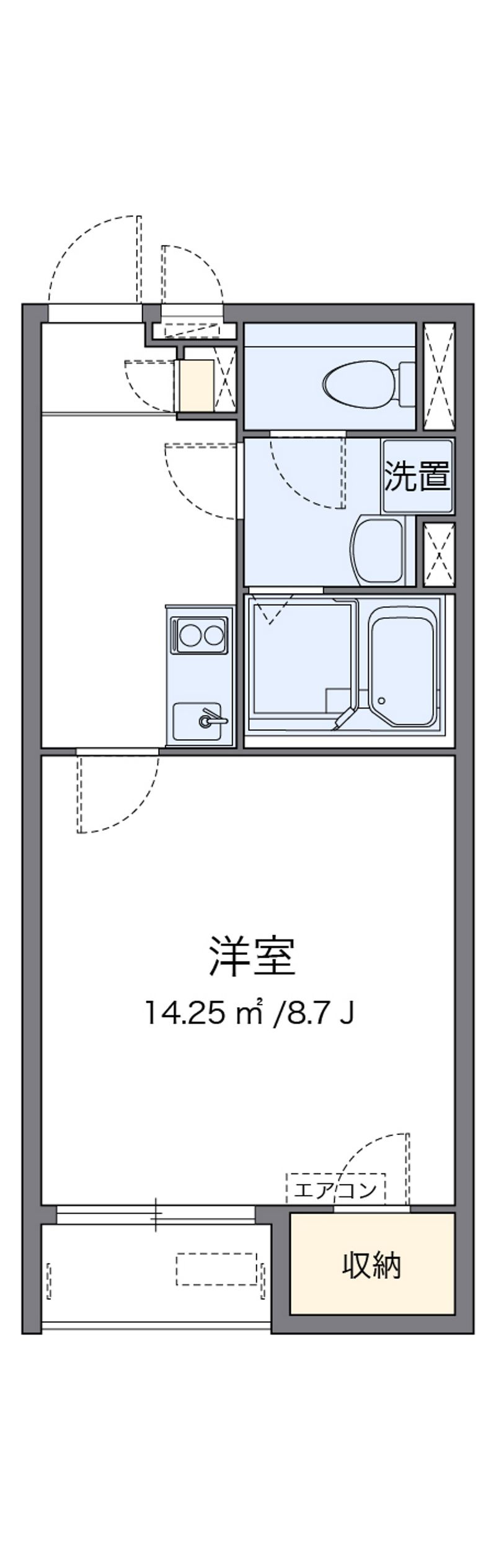 クレイノ半田東Ｄ 間取図