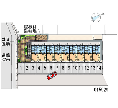 15929 Monthly parking lot