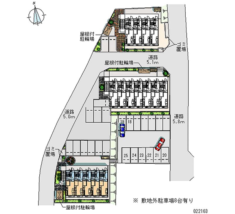 22163 Monthly parking lot