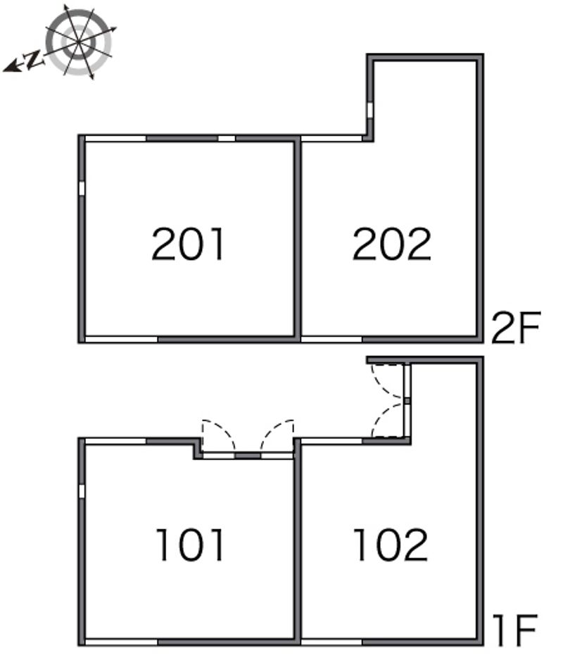 レオネクストパラシオン丸山 間取配置図