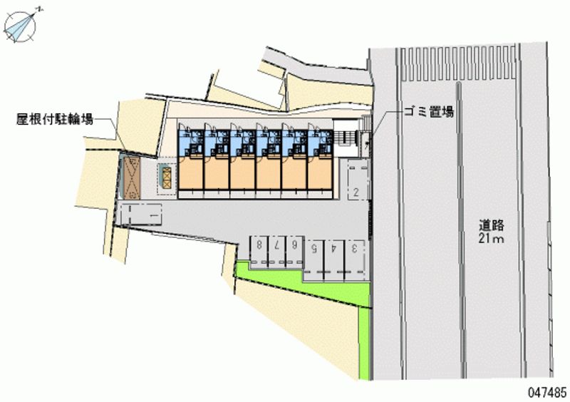 レオパレスＳｕｎ　Ｃｉｔｙ　絆 月極駐車場