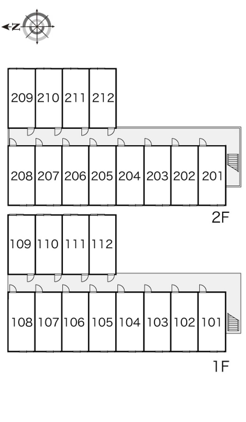 レオパレススカーレット 間取り配置図