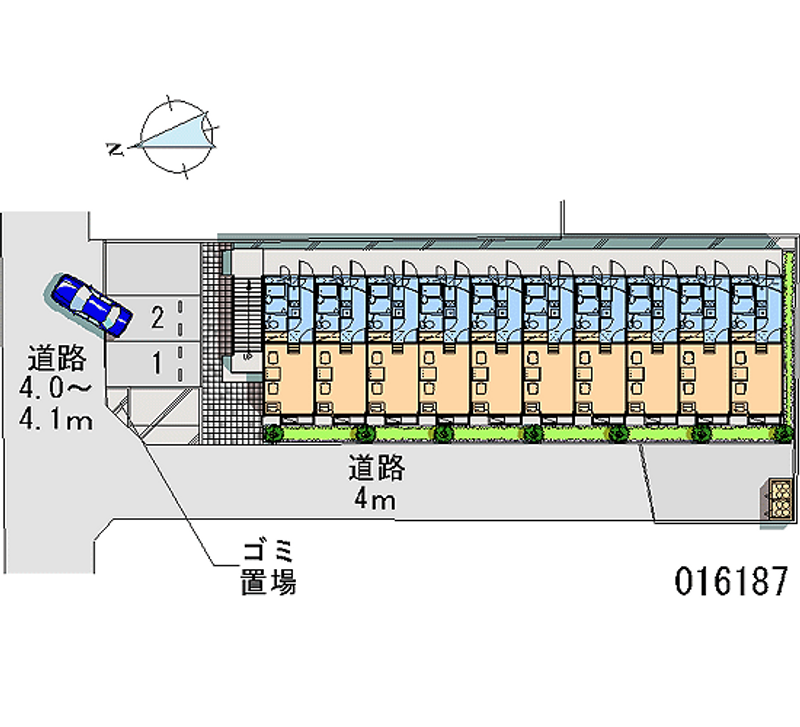 レオパレス第２大泉 区画図