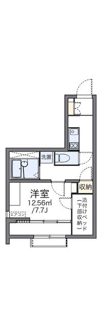 レオパレスおかのごう 間取り図