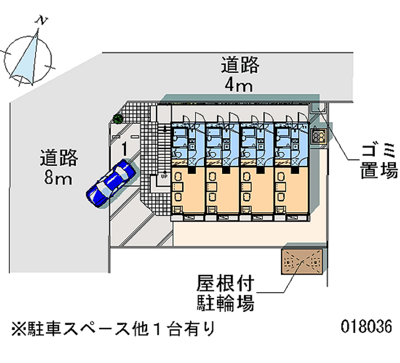 レオパレスエスポワールⅢ 月極駐車場