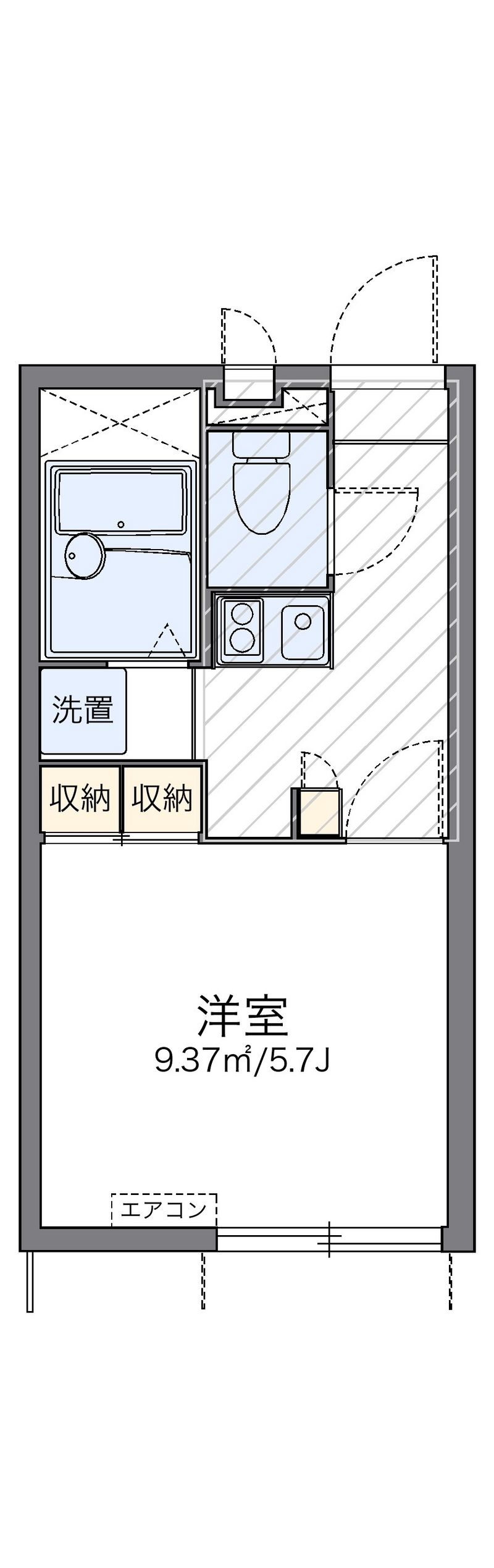 レオパレスフリーデ 間取り