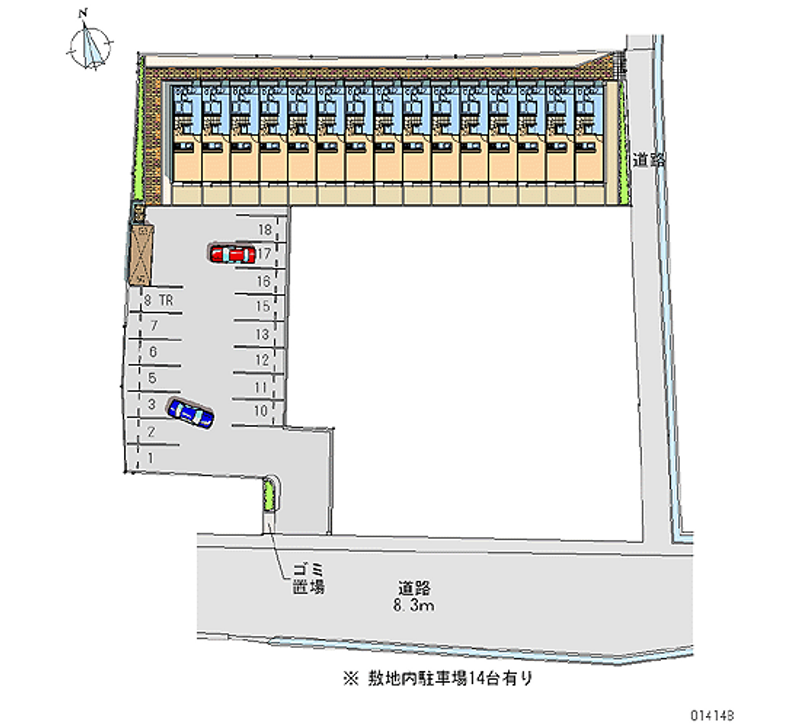 14148 bãi đậu xe hàng tháng