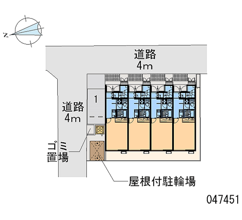 レオネクストヒカリハイツ 区画図