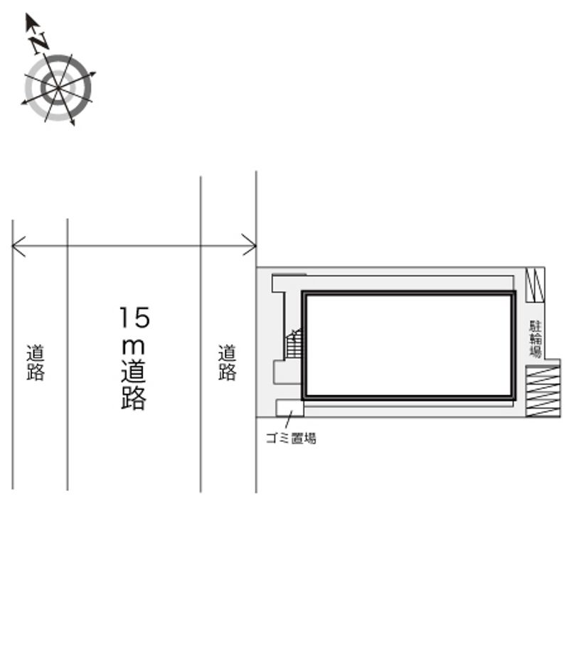 レオパレスルーエ 配置図