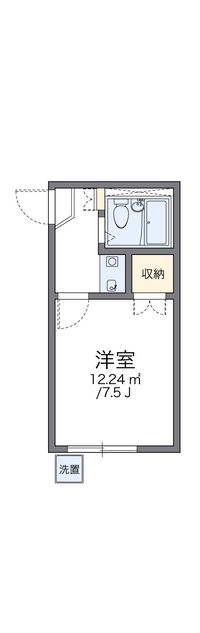 レオパレス太陽 間取り図