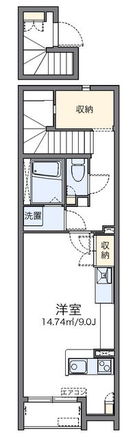 レオネクストカンフリエ 間取り図