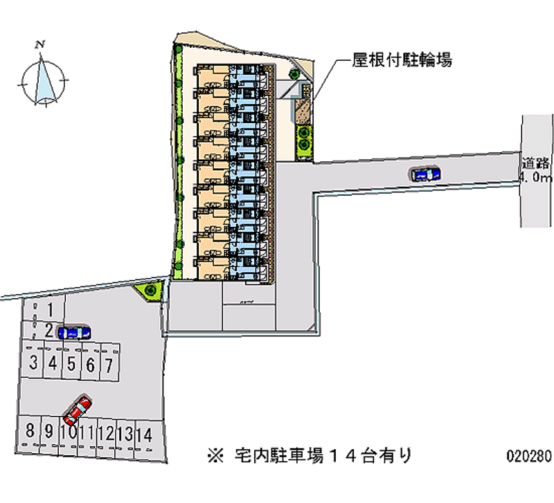 20280月租停車場