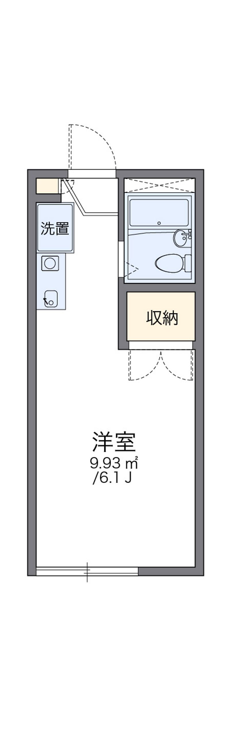 レオパレスＷＡＶＥ 間取図