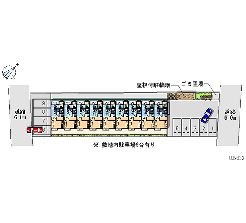 レオパレス東上宿 月極駐車場