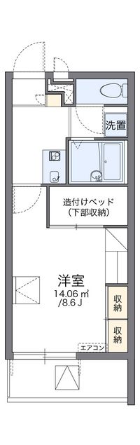 レオパレスエコー 間取り図