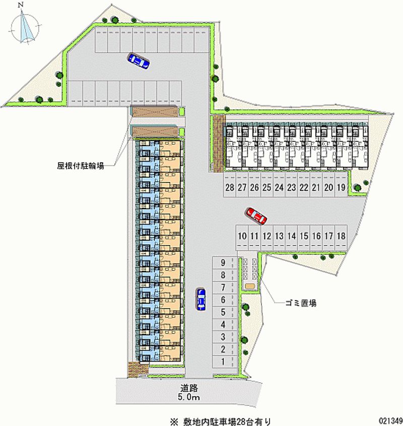 レオパレス滝下Ａ 月極駐車場