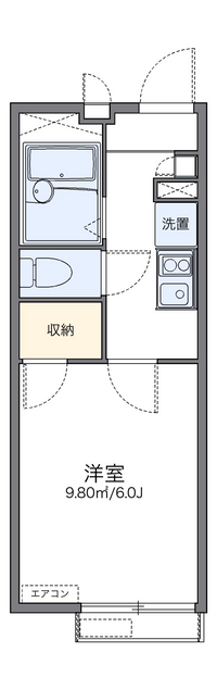 レオパレスシェーネ 間取り図