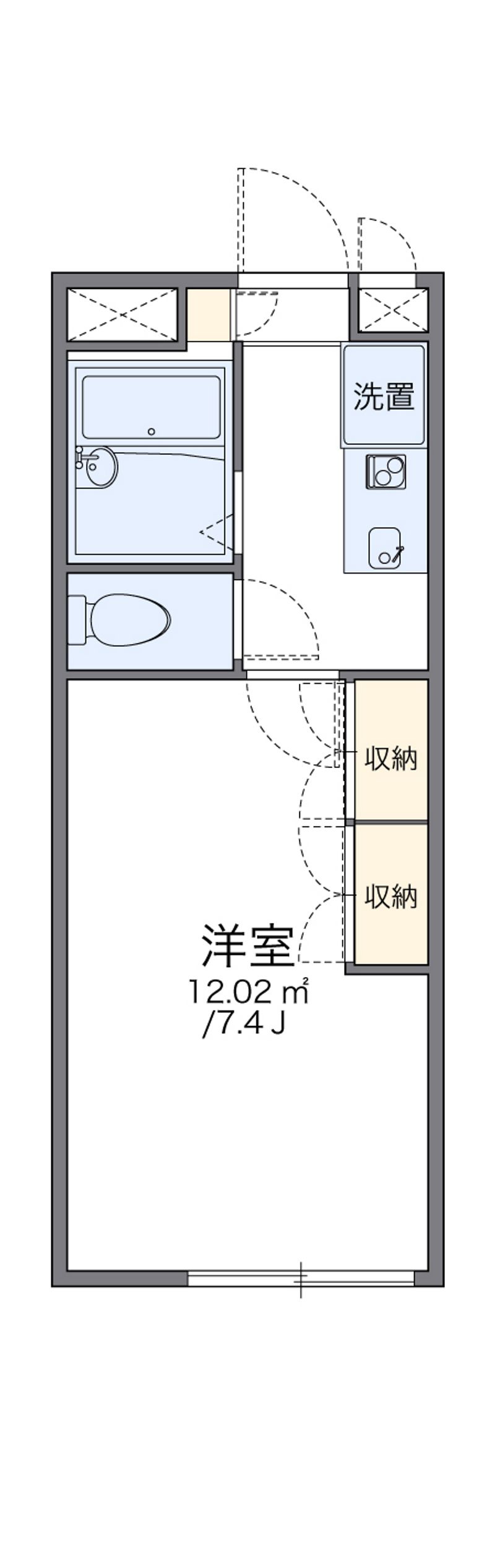 レオパレスロォーンデイジー 間取り
