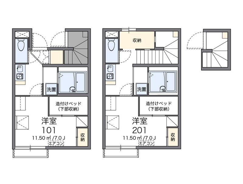 レオパレス寿 間取図