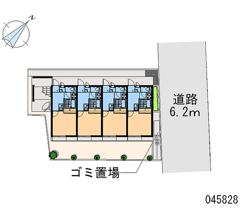 レオパレス時田　楓館 区画図