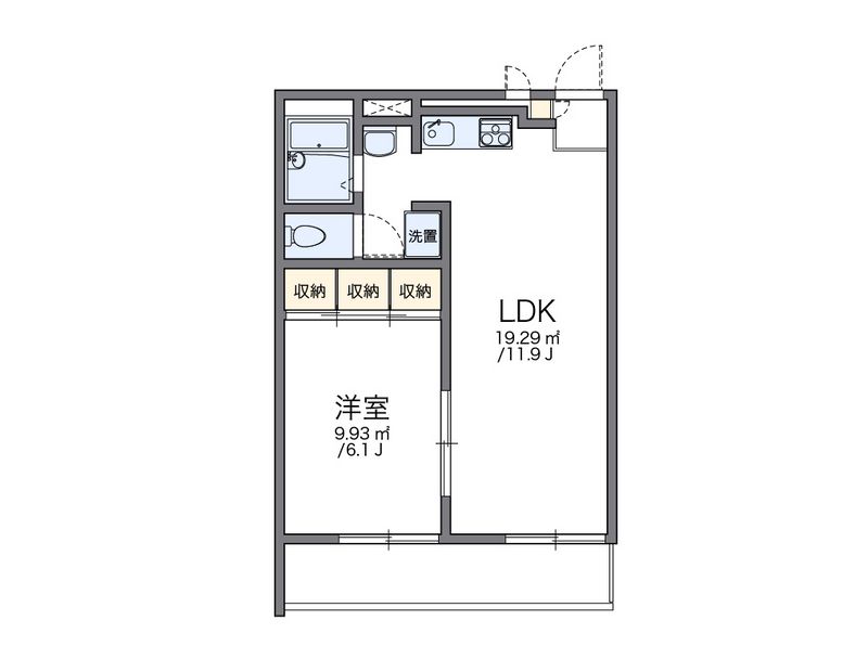 leopalace Miyuki Floor plan
