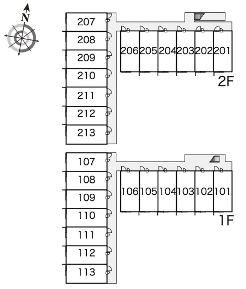 レオパレス蓼科 間取り配置図