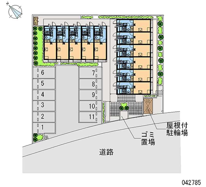 42785 Monthly parking lot