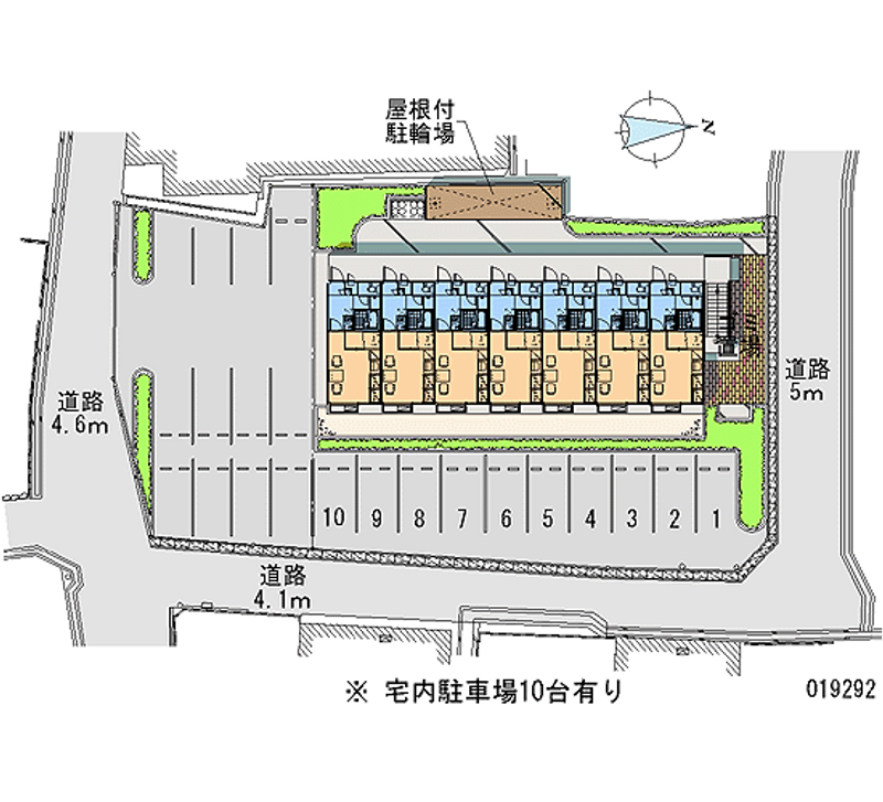 レオパレス１１８Ⅲ 月極駐車場