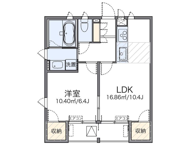 レオネクストグリーンハウス江波 間取図