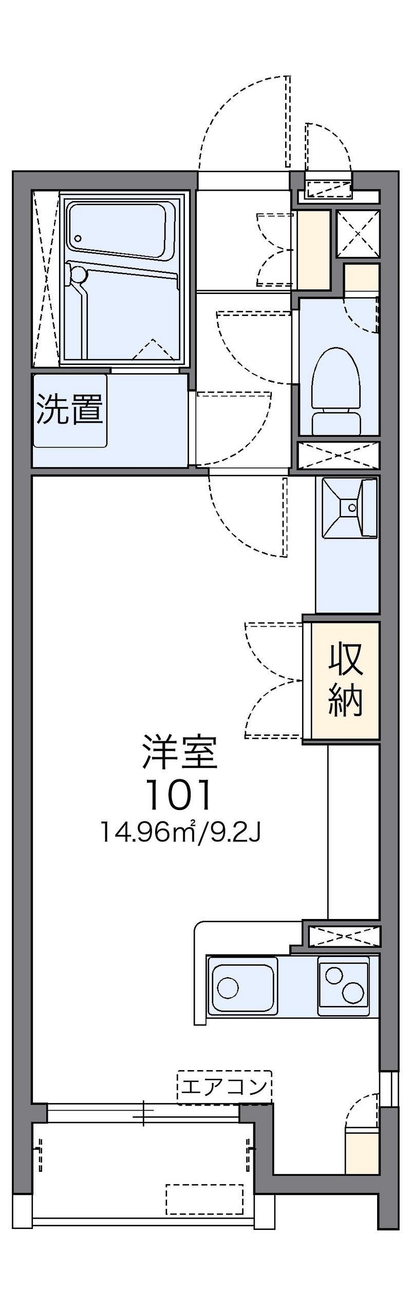 レオネクストＳⅡ 間取図