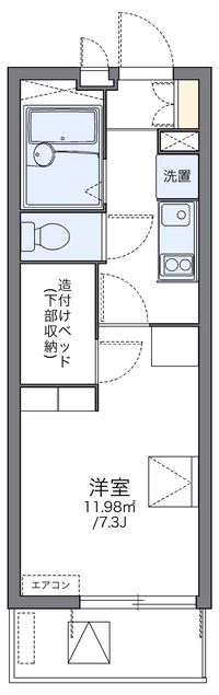 レオパレスレバンテ大生 間取り