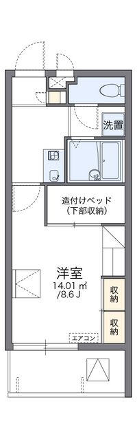 レオパレス琉球 間取り図